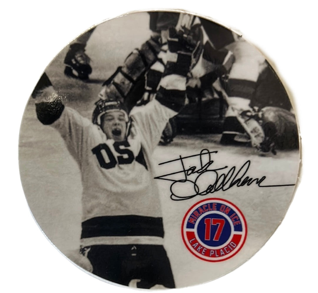 Jack O'Callahan Miracle On Ice Celebration Sticker 3 Inches Round