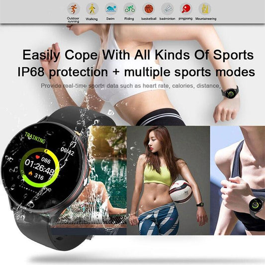 Smart Watch With Heart Rate Blood Pressure Monitoring Fitness Tracker