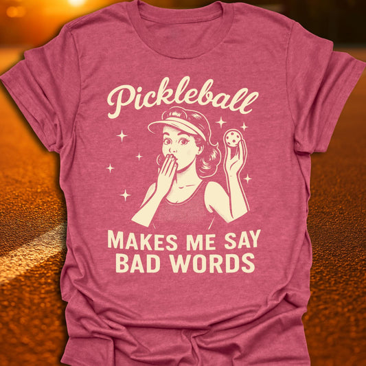 Bad Words Vintage Pickleball T-Shirt