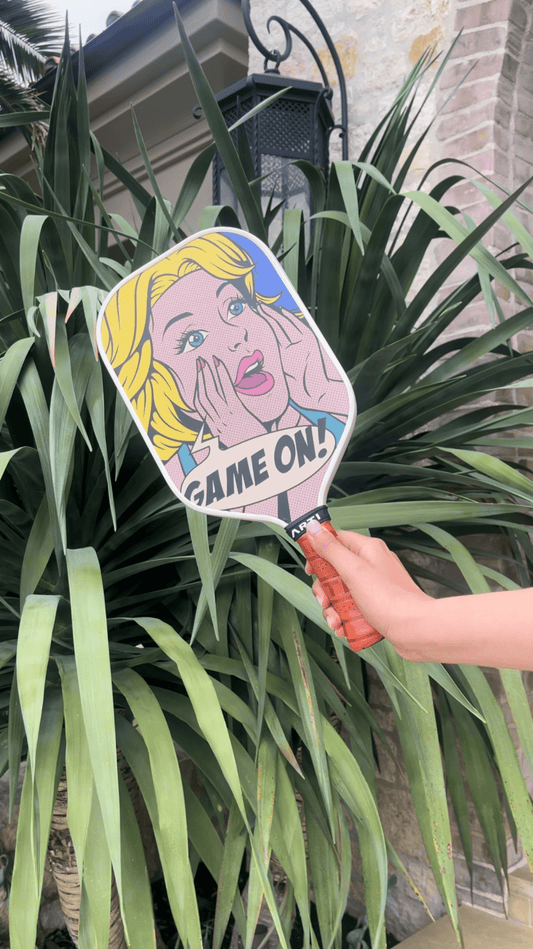 Kristen & Kristy "GAME ON" Pickleball Paddle - USAPAl Approved