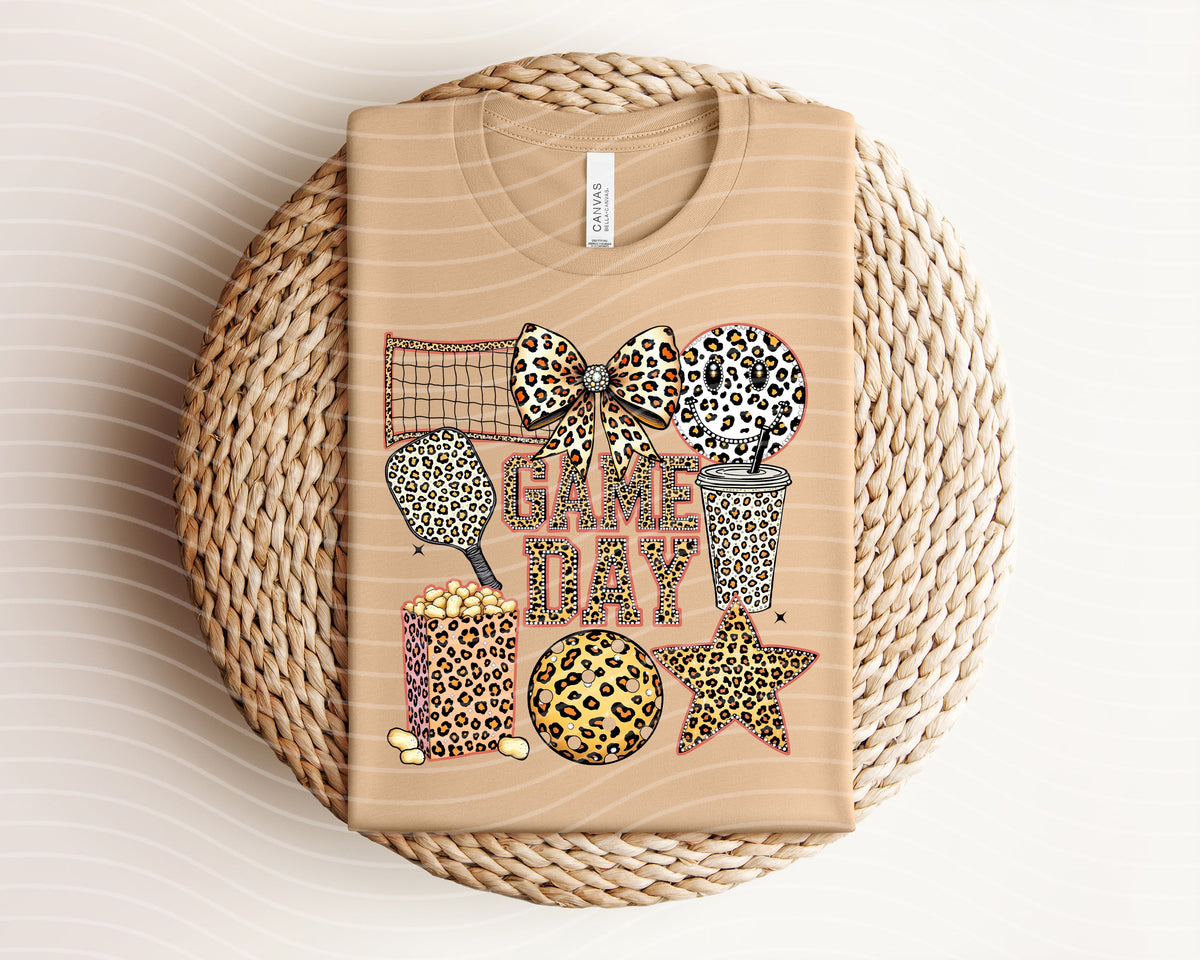 Game Day Pickelball Graphic Tee