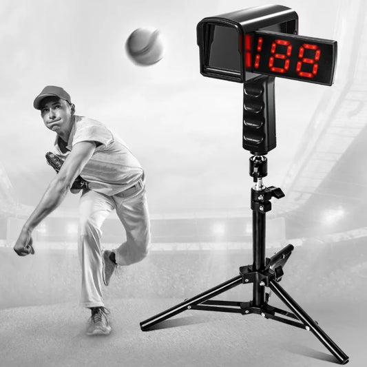 Baseball Radar Gun with Tripod LED LCD
