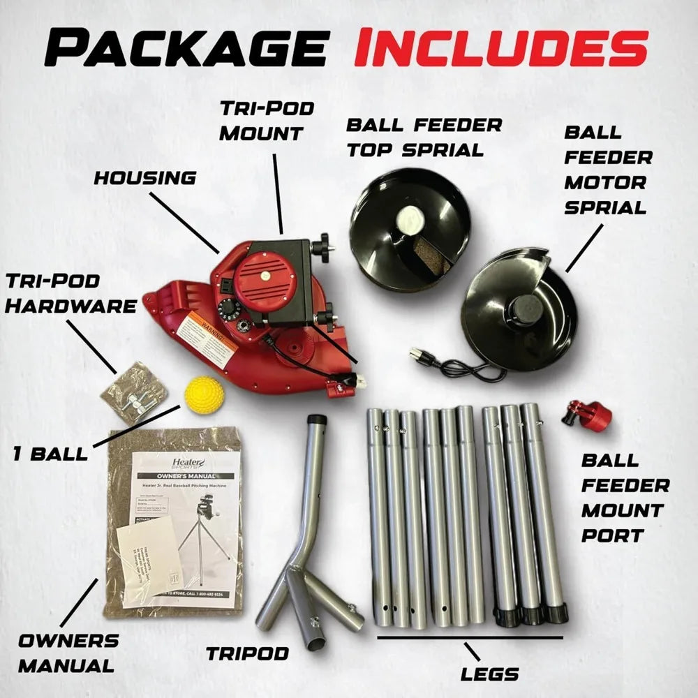 Baseball Pitching Machine for Kids with Variable Speed/Angle