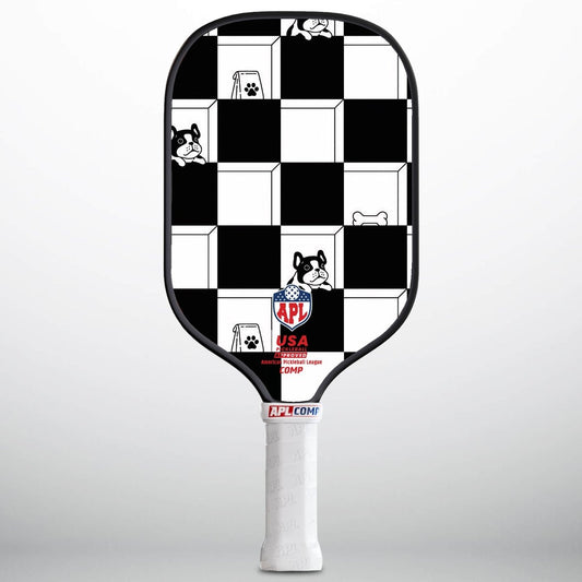 APL - Black White Patterns | 16mm Carbon Fiber | Best Pickleball Paddles | American Pickleball League