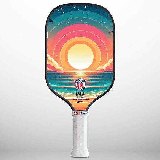 APL - Colorful Patterns Pickleball Paddle | 16mm Carbon Fiber | Best Pickleball Paddles | American Pickleball League