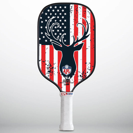 APL - Deer Flag | 16mm Carbon Fiber | Best Pickleball Paddles | American Pickleball League