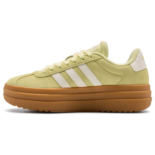 adidas Women's VL Court Bold (Ice Yellow / Off White / Lucid Lemon)