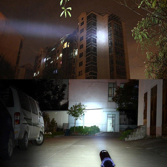 Adjustable Waterproof Super Bright Tactical Alloy Torch For Emergency And Self Defense