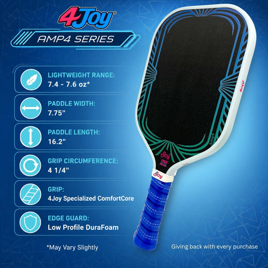 AMP4 Pickleball Paddle - Retro