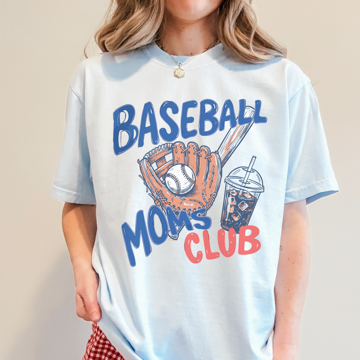 Baseball Moms Club Graphic Tee β Cute Baseball Mom Shirt