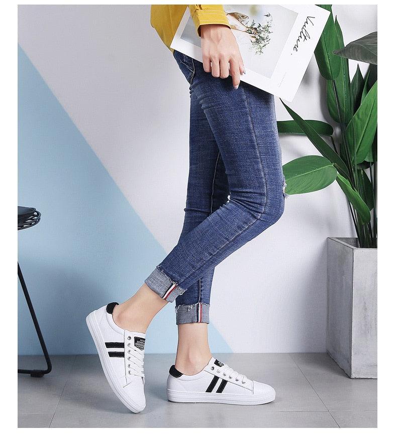 Women's Genuine Leather Sports Shoes