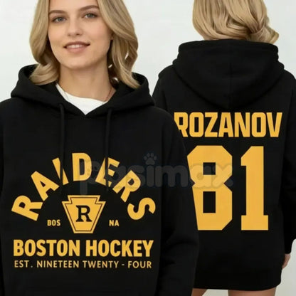 Ilya Rozanov #81 Vintage Hockey Romance Hoodie