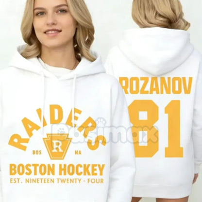 Ilya Rozanov #81 Vintage Hockey Romance Hoodie