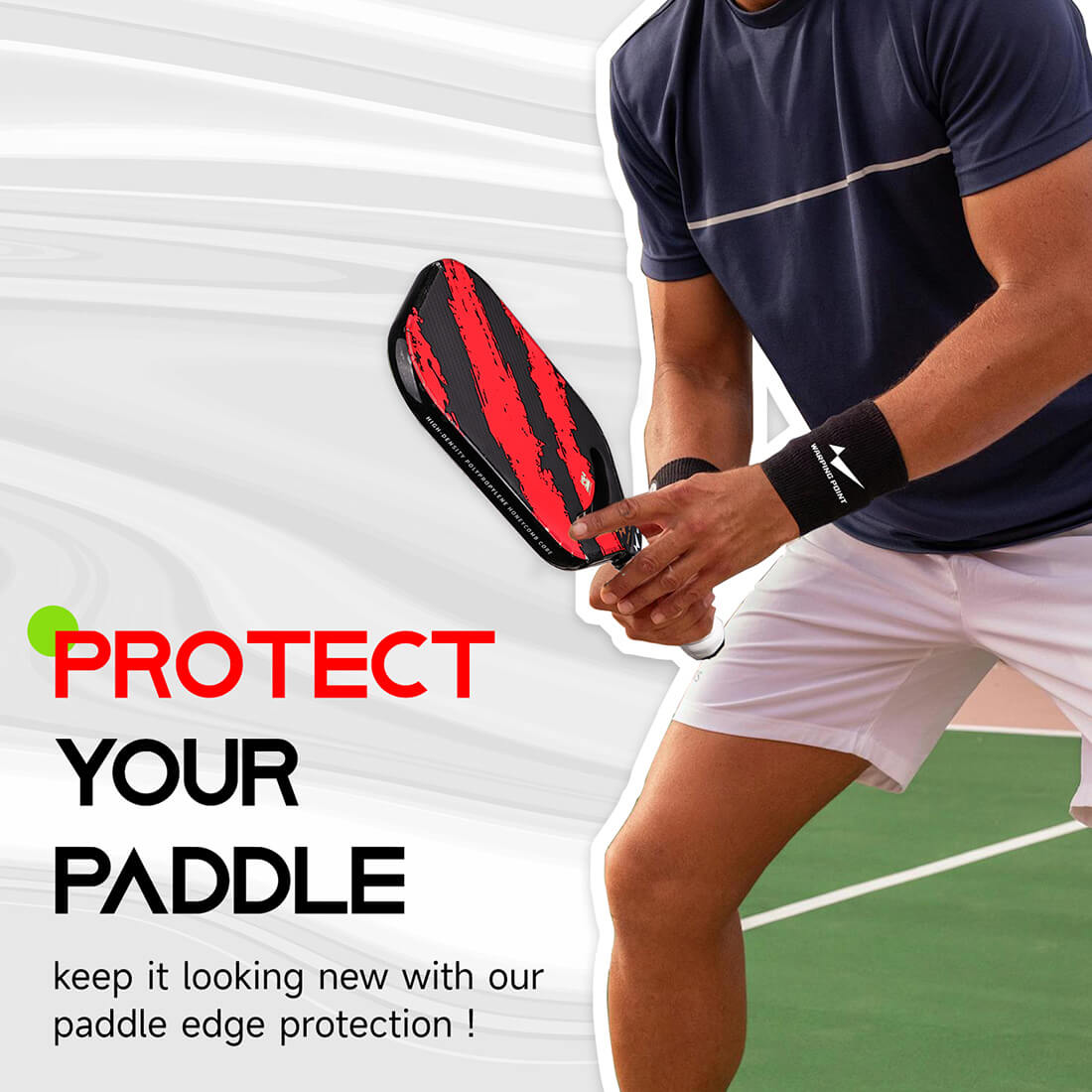 Pickleball Paddle Edge Protection Tape