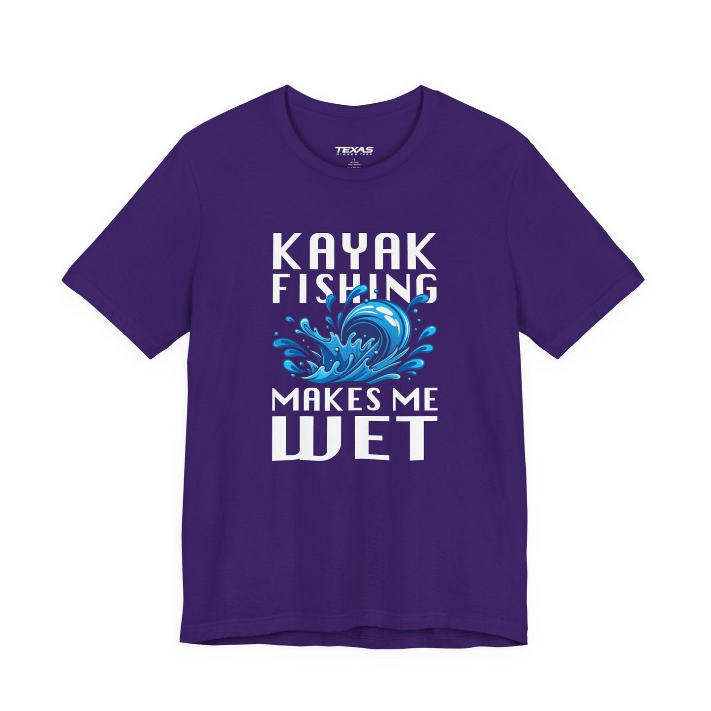 Kayak Fishing Makes Me Wet — Unisex Cotton Tee