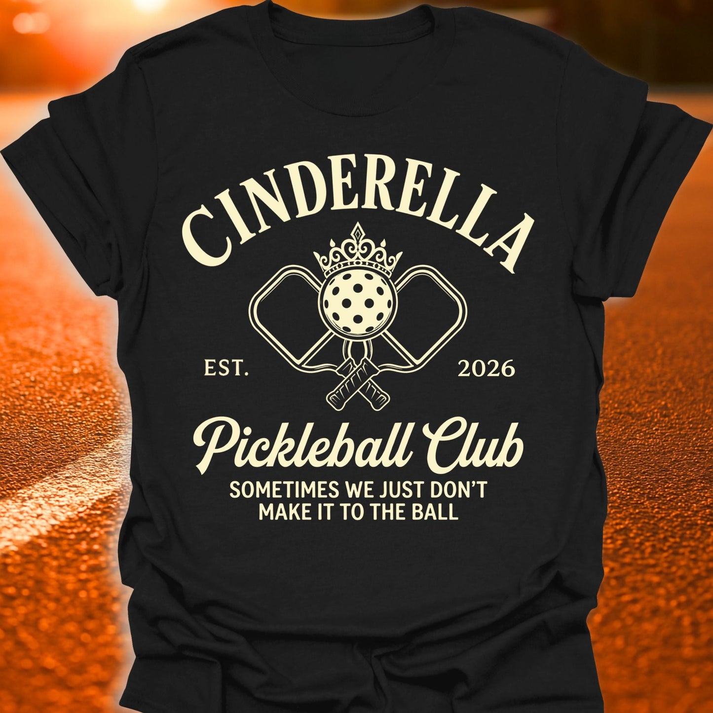 Cinderella Pickleball Club T-Shirt