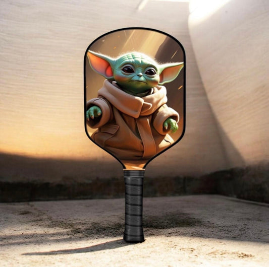 Din Grogu - Baby Yoda - Mandalorian- Pickleball Paddle