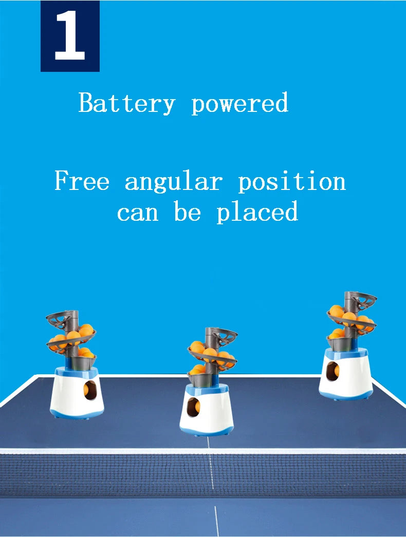 2024 Up-graded Portable Table Tennis Ball Pitcher