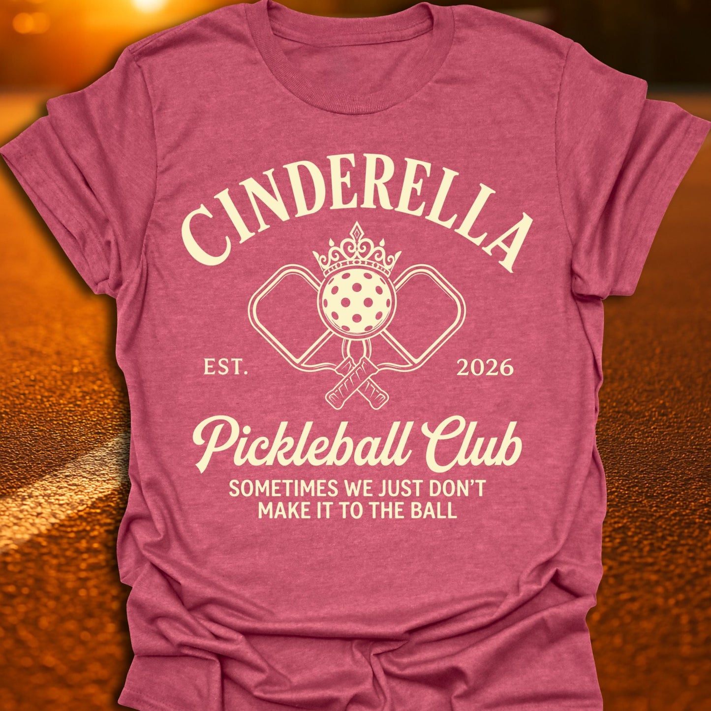 Cinderella Pickleball Club T-Shirt