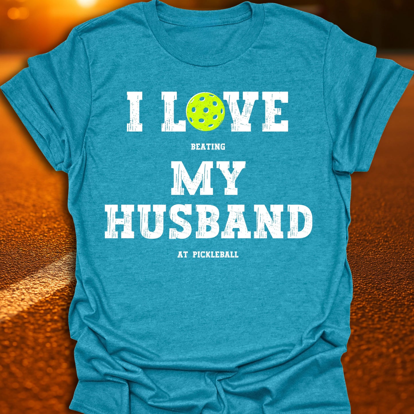 I Love My Husband Pickleball T-Shirt