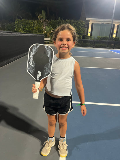 Carbon Fiber Pickleball Paddle - The SmokeShow Precision Spin - 30% OFF!