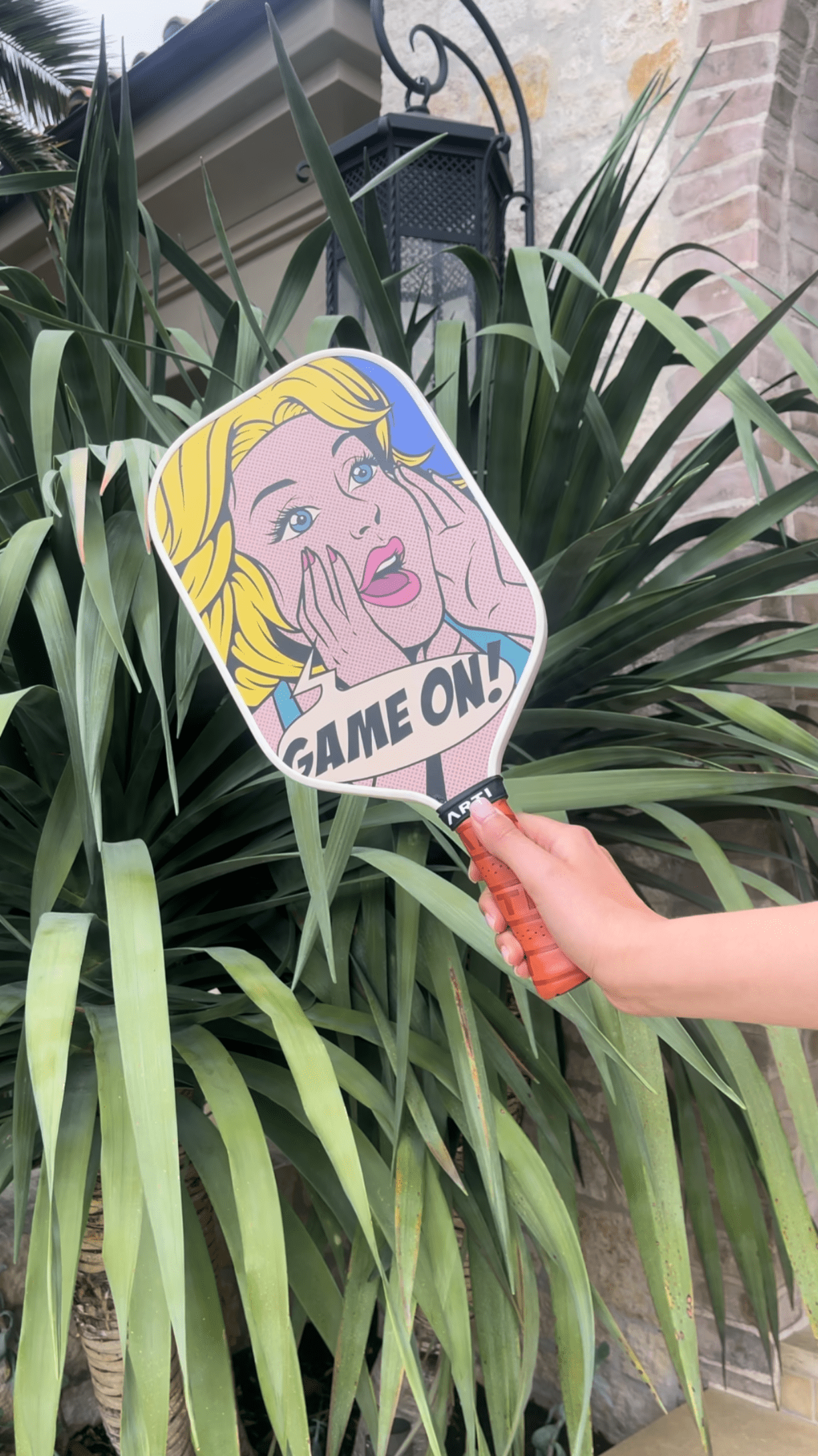 Kristen & Kristy "GAME ON" Pickleball Paddle - USAPAl Approved