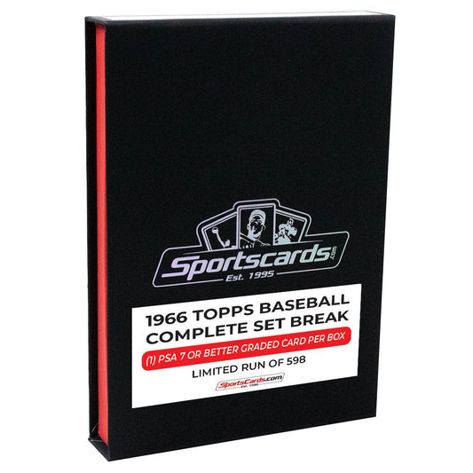 1966 Topps Baseball Complete Graded Set Break - (1) Graded Card (PSA 7 or Better) Per Box!