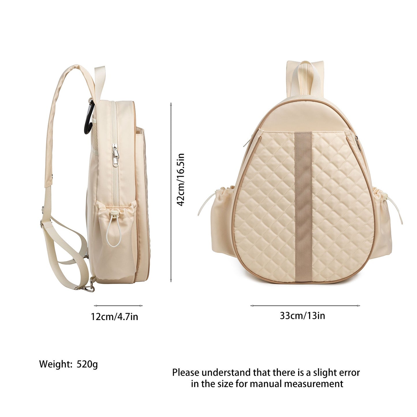 Crossbody Unisex Waterproof Tennis Racket bag