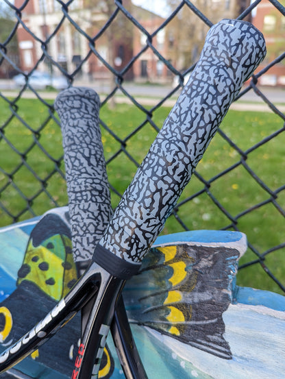 Pickleball/Tennis Overgrip Grip Tape from Kicks Grips - Elephant Print (3-Pack)