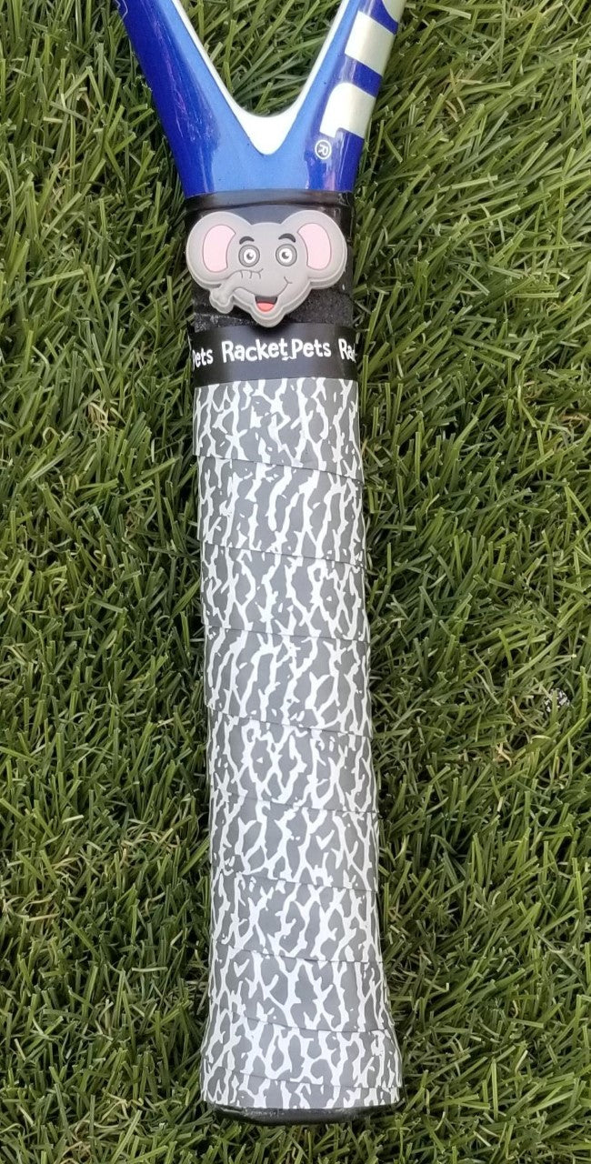 Overgrip Tape for Tennis Racket - Gray Elephant (pack of 2)