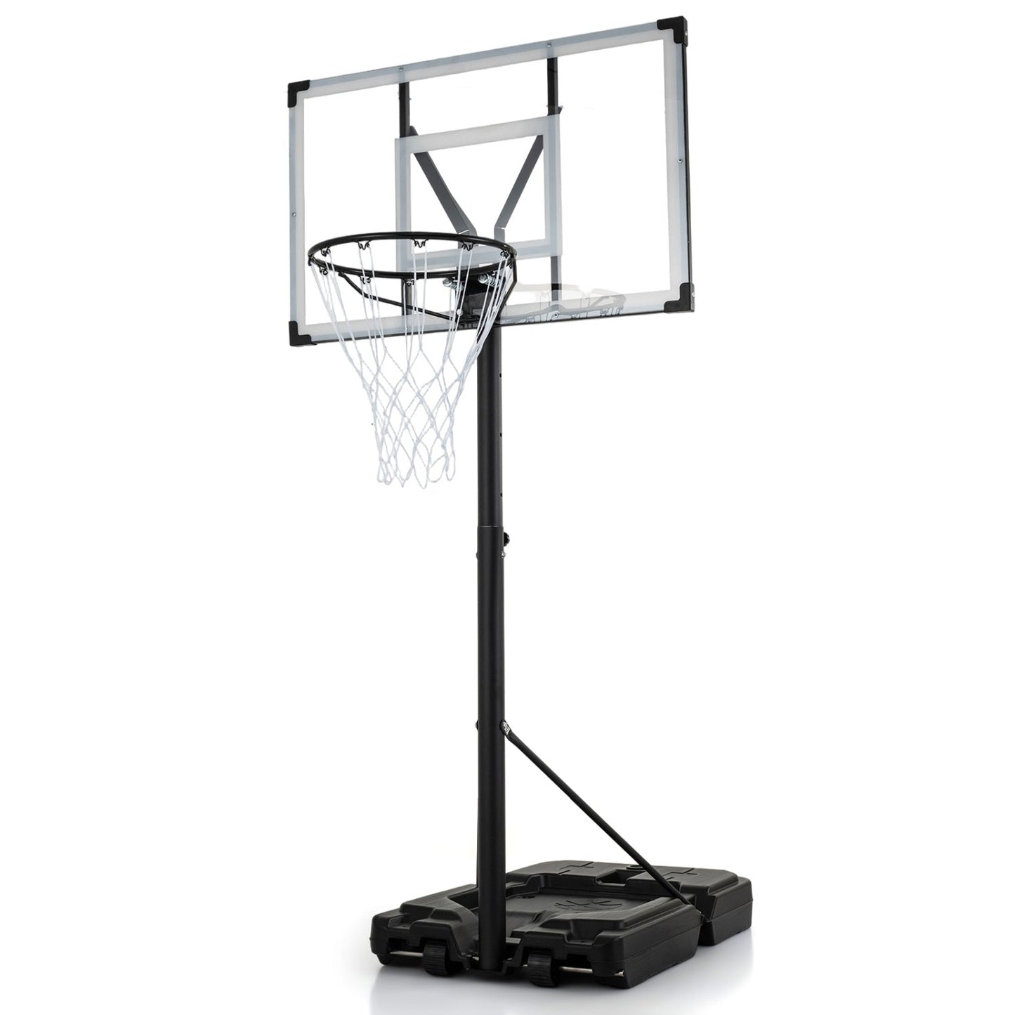 Portable Basketball Hoop with Adjustable Height 4.43-10 Ft