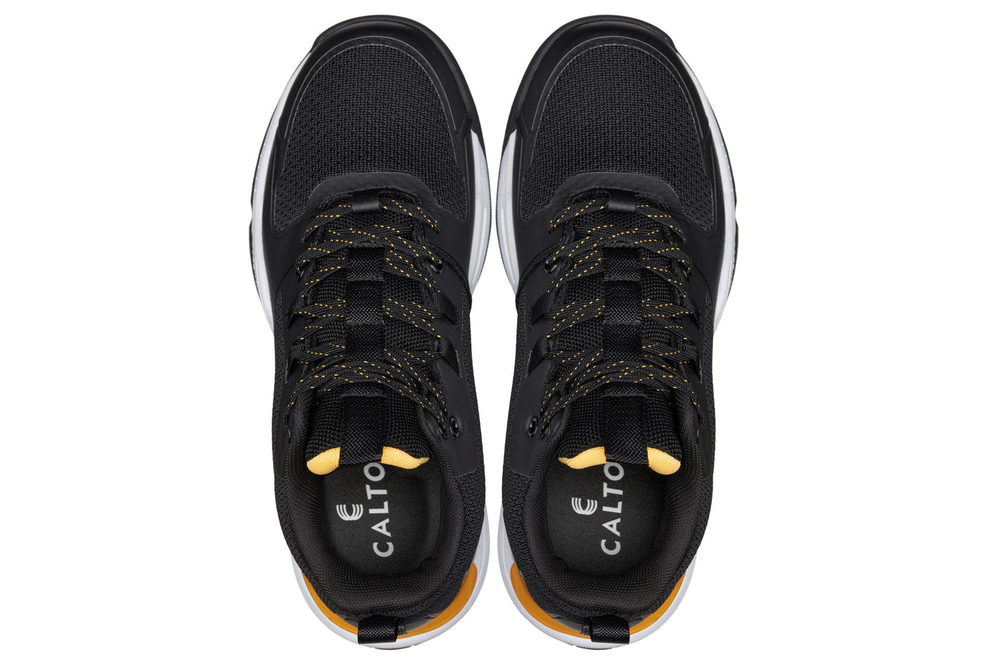 (Black/Orange) - Basketball High-Top Sneakers