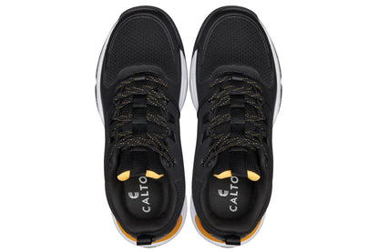 (Black/Orange) - Basketball High-Top Sneakers