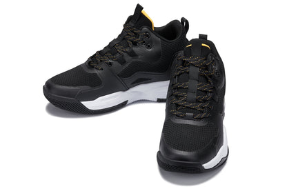 (Black/Orange) - Basketball High-Top Sneakers