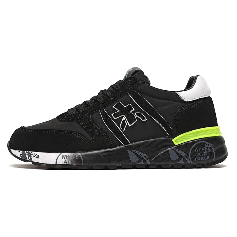 Men's Retro Camouflage Suede Sneakers