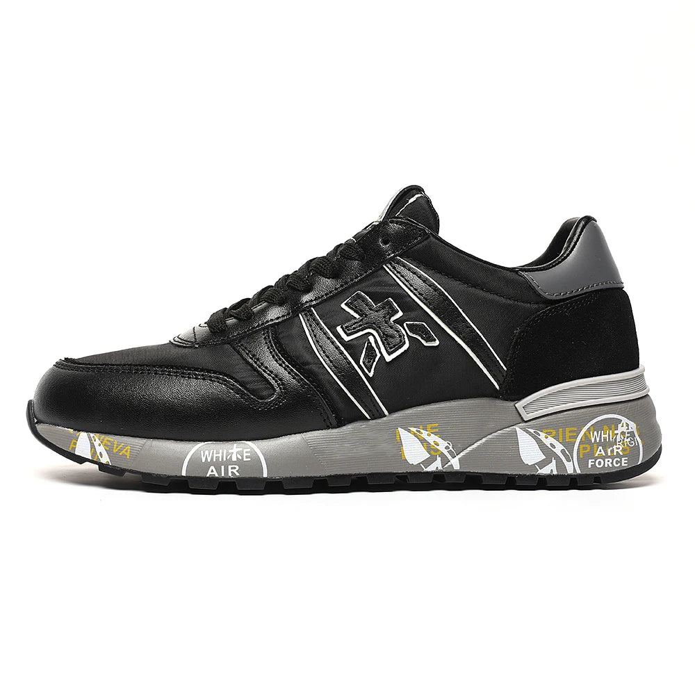 Men's Retro Camouflage Suede Sneakers