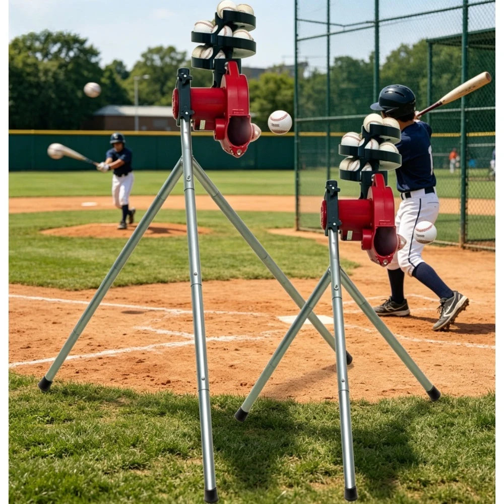 Baseball Pitching Machine for Kids with Variable Speed/Angle