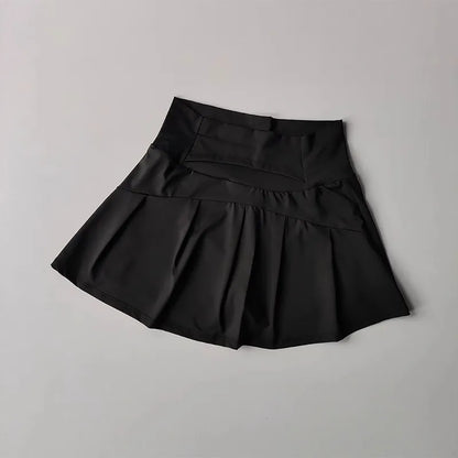 Women's High-Waisted Sports Short Skirt