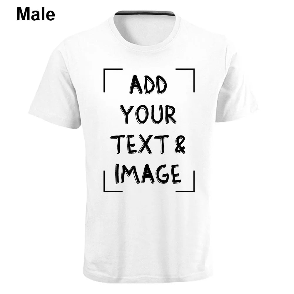 Custom T-shirt with Your Photo/Text/Image