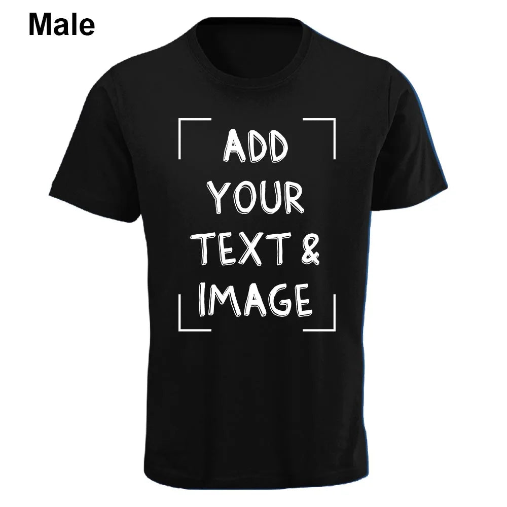 Custom T-shirt with Your Photo/Text/Image