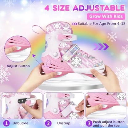 Adjustable Ice Hockey Skates