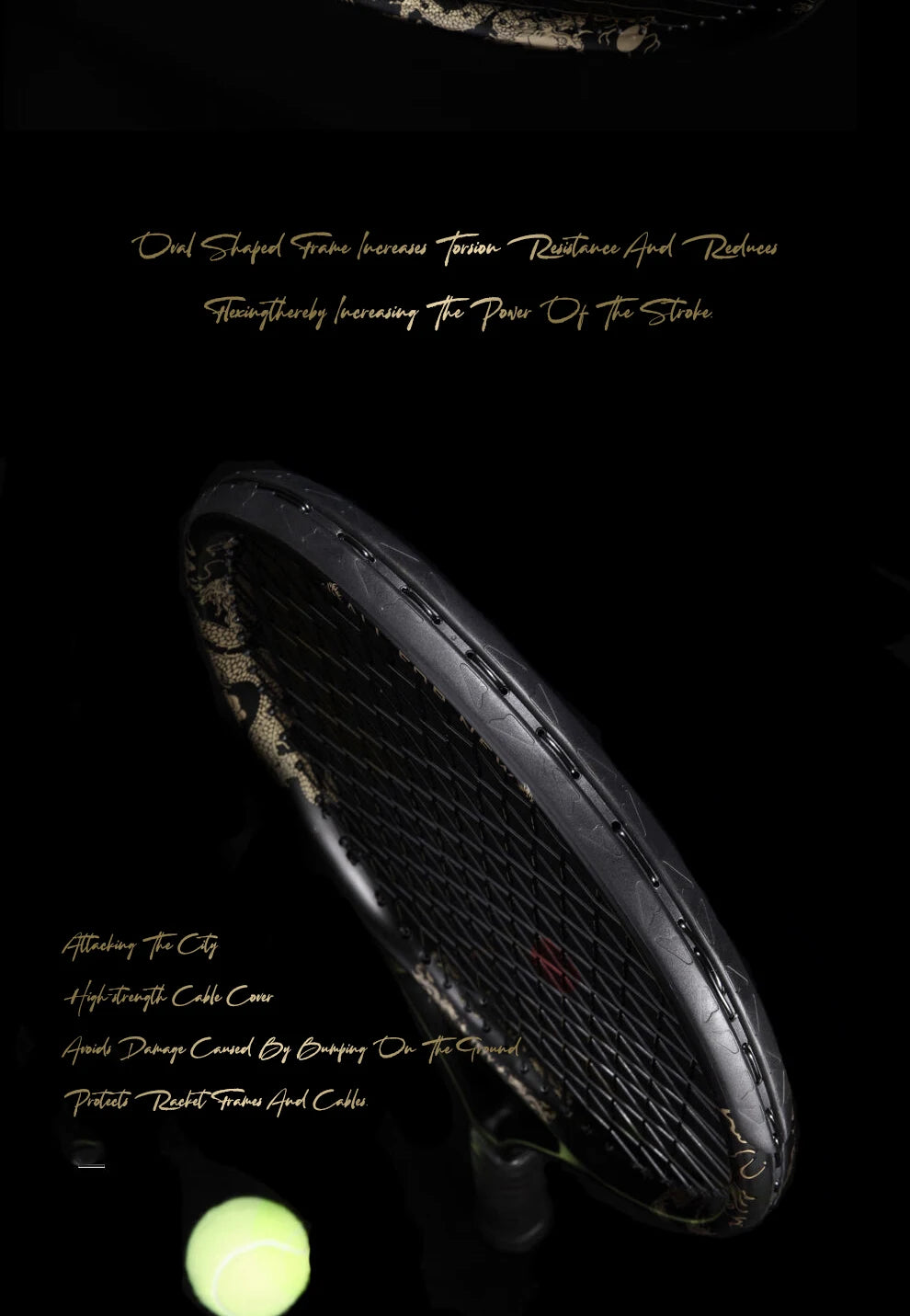 Carbon Fiber Tennis Racket Suitable For Students And Teenagers