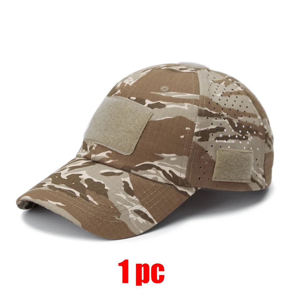 New Men Camouflage Sunscreen Baseball Cap