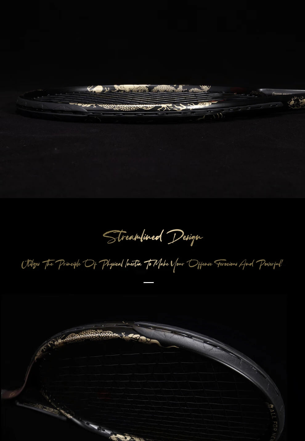 Carbon Fiber Tennis Racket Suitable For Students And Teenagers