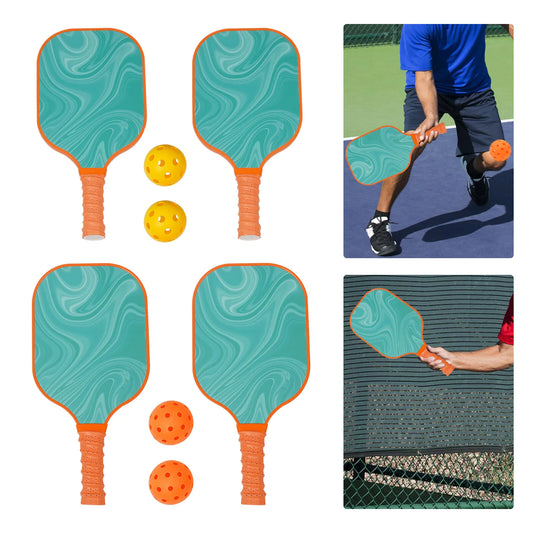 Set Of 4 Paddles And 4 Balls