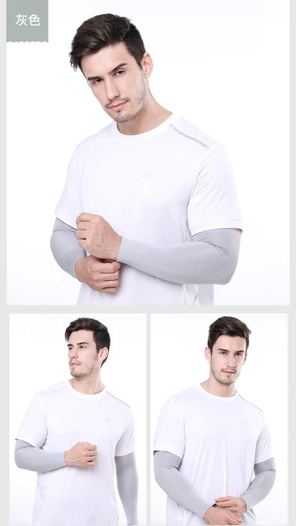 2Pcs Unisex Cooling Arm Sleeves
