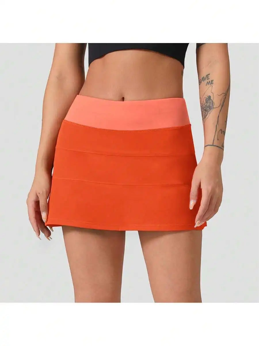 Womens High Waisted Tennis Skort