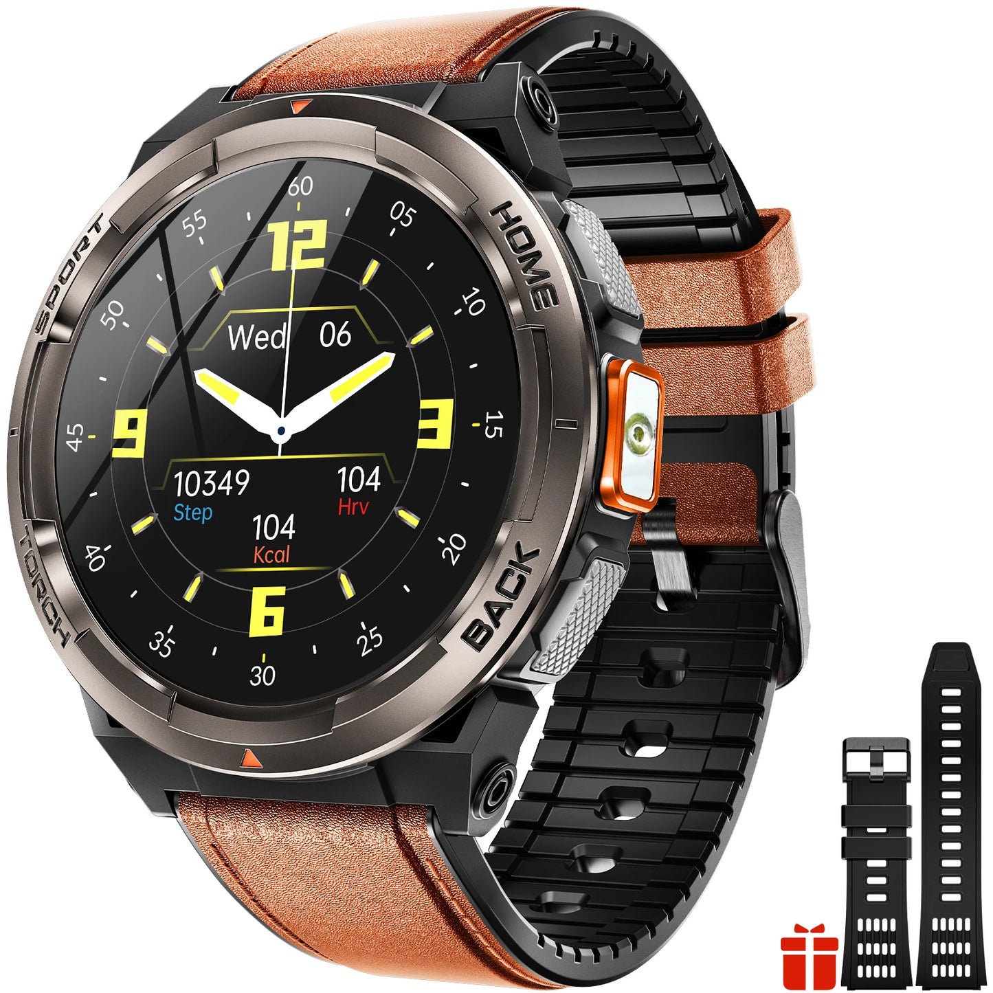 EIGIIS 1.45 Inch Waterproof Smart Watch KE5 3ATM