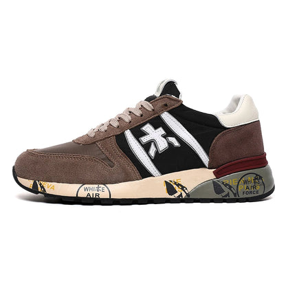Men's Retro Camouflage Suede Sneakers