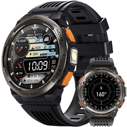 EIGIIS 1.45 Inch Waterproof Smart Watch KE5 3ATM